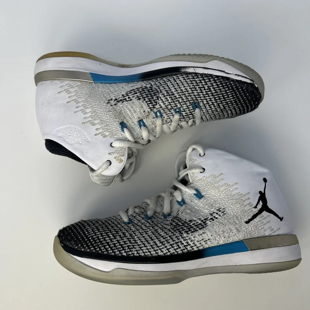 Nike Air Jordan 31 XXXI N7 Black White Turquoise‎ 854272-003 Size 5.5Y Women's 7